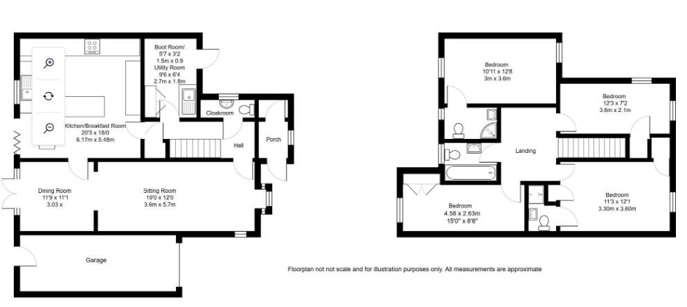 Floorplan for Hollow Trees Close